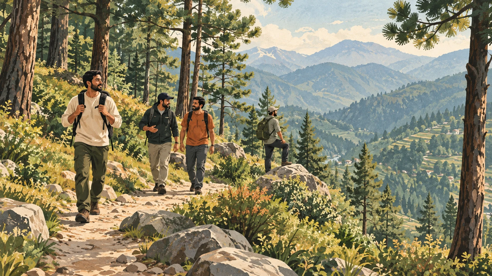Nature treks and outdoor therapy for residents in recovery, Kangra
